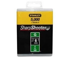 140 G tipo kabės „STANLEY" 5000 vnt. 6 mm