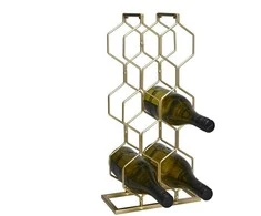 Vilde STOVAS 8 VYNO BUTELIAMS METAL 48X23X11CM