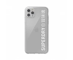 SUPERDRY SNAP CASE CLEAR IPHONE 11 PRO MAX TRANSPARENT / Baltas