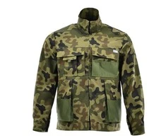 Švarkas Sara Workwear, žalia, medvilnė/poliesteris, XL dydis