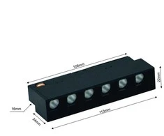 Šviestuvas Modoled Magnetic, 6 W, LED, 3000 - 6000 °K