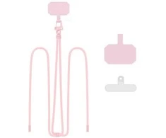 TECH-PROTECT C5S ROPE CROSSBODY STRAP BABY Rožinis