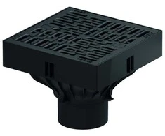 Trapas Aco DN 100 Self XtraPoint 25x25cm B 125, plastikas