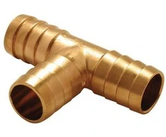 Color_Tap Trišakis žarnoms sujungti TDM Brass, ½", išorinis sriegis