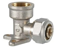 Tdm_Brass Tvirtinama užveržiama alkūnė 1080, 1/2"x18 mm, vidin. srieg.