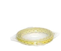 Arras Tvirtinimo juosta, perforuota, 12 x 0.7 mm, 3 m, geltona