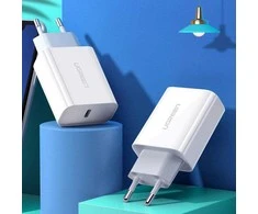 UGREEN CD137, 20W PD 3.0 USB-C sieninis įkroviklis (baltas)