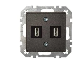 USB kroviklis LIREGUS EPSILON, juodos spalvos
