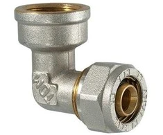 Tdm_Brass Užveržiama alkūnė 1070, 26 mm x 3/4" x 3 mm, vidin. sriegis