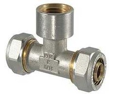 Tdm Brass Užveržiamas trišakis 1055, 1" x 26 mm, vidinis sriegis