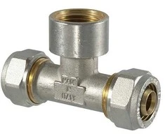Tdm_Brass Užveržiamas trišakis 1055, 3/4" x 26 mm, vidinis sriegis