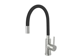 Plakiklis Virtuvinis maišytuvas Ferro Zorba Inox BZR4BSS, juodas