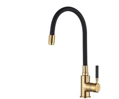 Virtuvinis maišytuvas Invena Glamour BZ-02-L17-V auks/juodas