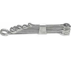 VOREL KLUCZE PŁASKO - OCZKOWE KOMPLET 6szt. (8-17mm) 51560