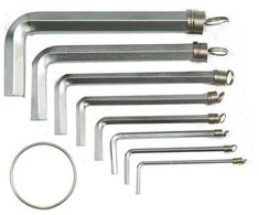 VOREL KLUCZE SZEŚCIOKĄTNE 1,5-10mm / hex / kpl. 10 vnt. 56391