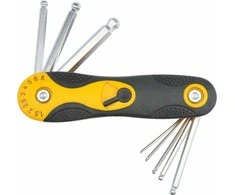 VOREL KLUCZE SZEŚCIOKĄTNE / HEX 8szt.CrV KULA 1,5-8mm