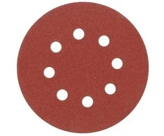 VOREL ŠLIFAVIMO DISKAS 125 mm SU SKYLĖMIS, 5 vnt. rinkinys, P-40 08574