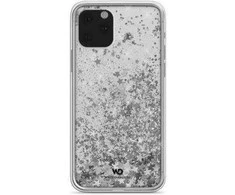 Dėklas HAMA Baltas DIAMONDS SPARKLE CASE IPHONE 11 PRO Sidabrinis