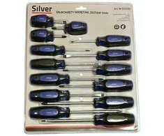 SILVER WKRĘTAKI 14szt. /Sidabrinis