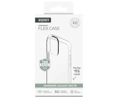 Dėklas XQISIT NP Flex Case Anti Bac, PERDIRBTAS, skirtas Galaxy S23 FE skaidrus