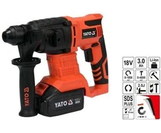 Yato Orlaivio perforatorius YT-82770; 2,0 J; SDS-plus; 18 V; 1x3,0 metų.