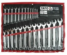 Kombinuotų veržliarakčių komplektas Yato YT-0365; 6-32 mm; 25 vnt.