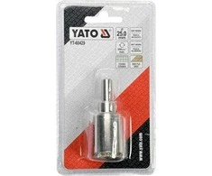 Grąžtas YATO KORONA Z NASYPEM DIAMENTOWYM 25mm