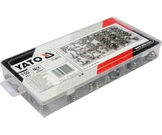 Toya Sa Poland YATO METRIC UŽDARYTA/KANTELĖS VERŽŠLĖS RINKINYS 150 vnt. M3, M4, M5, M6, M8, M10