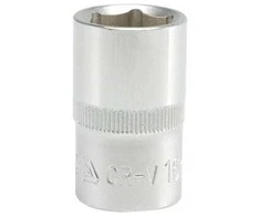YATO NASADKA SZEŚCIOKĄTNA 1/2" KRÓTKA 16mm