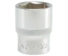 YATO šešiakampė galvutė 1/2" trumpa 22mm