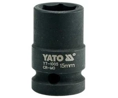 YATO ŠEŠIAKAMPIS SMŪGINIS ANTGALIS 1/2" TRUMPAS 15mm