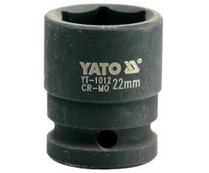 YATO NASADKA UDAROWA SZEŚCIOKĄTNA 1/2" KRÓTKA 22mm