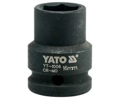 YATO ŠEŠIAKAMPIS SMŪGINIS ANTGALIS 1/2" TRUMPAS 16mm