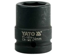YATO ŠEŠIAKONIS POVEIKIS LIZDAS 3/4" TRUMPAS 24mm