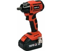 YATO bešepetėlinis smūginis veržliasukis 18V LI-ION 1/2" 1x3,0Ah 250Nm