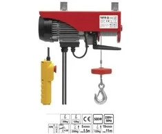 YATO Elektrinis keltuvas 500 W 125/250 kg