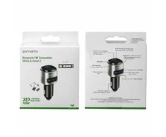 4Smarts Bluetooth FM Transmitter Media&amp;Assist 2 with Multimedia-In, Hands-free Function, Car Charger