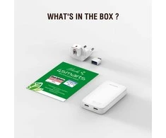 4smarts FlatPlug SlimDual 65W GaN 2xUSB-C balta