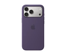 Apple iPhone 17 Pro Max Silikoninis dėklas with MagSafe – Violetinė Fog