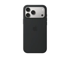 Apple iPhone 17 Pro Max Silikoninis dėklas with MagSafe – Black