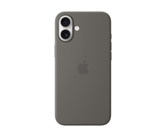 Apple iPhone 16 Plus Silikoninis dėklas with MagSafe - Stone Gray