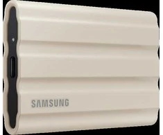 Išorinis kietasis diskas Samsung Portable SSD T7 Shield 2TB, Smėlinės spalvos