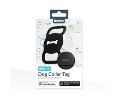 Beeep OneTag Apple Find My &amp; Android Tracker - Dog - Juodas
