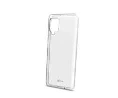 Dėklas CELLY Gelskin galinis dangtelis Samsung Galaxy A12 (skaidrus)