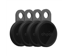 „Chipolo LOOP“ – įkraunamas „Bluetooth“ sekiklis su silikonine kilpa, skirtas „iOS“ ir „Android“, 4 spalvos anglies spalvos