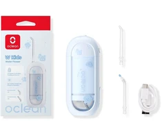 Dantų šepetėlis Burnos irigatorius - Oclean W Kids, Mėlynas, 45–140 PSI, 3 Režimai, 150 ml Talpa, Mėlynas