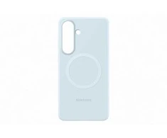 Samsung Galaxy S26+ silikoninis magnetinis dėklas su šviesa Mėlyna