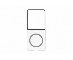 FFF766YCATW skaidrus magnetinis dėklas „Samsung Galaxy Flip7“, permatomas