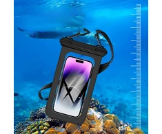 Dėklas Just_Must JUST MUST Atsparus vandeniui Phone Pouch Juodas
