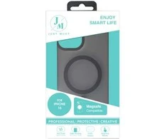 Dėklas Just Must JM MAGSAFE SILK FROST I for iPhone 16 Juodas